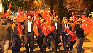 Bayramiç’te Cumhuriyet Yürüyüşü