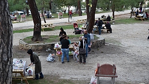 Mesire alanına yoğun ilgi