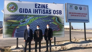 Ezine Gıda OSB yapımı son hızla devam ediyor