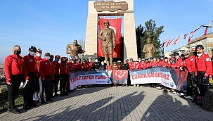 Büyükçekmeceli bisikletçiler Çanakkale şehitleri için pedal çeviriyor