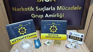 Biga'da uyuşturucu operasyonu